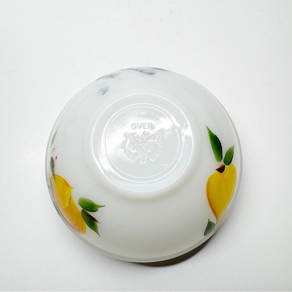 Vintage Fire King Gay Fad Fruit Painted Nesting Bowls - Picture 13 of 14